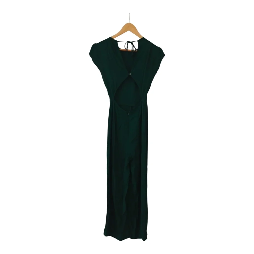 Reformation Emerald Green Jumpsuit. Size 0